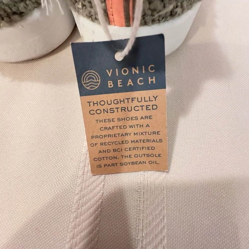 Vionic Beach Malibu Slip On Sneakers Green NWT